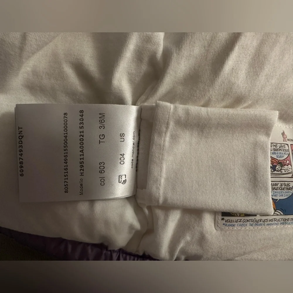 Moncler Giubbotto Bardanette Down Jacket | Size: 3-6 Months | See Notes - Picture 9 of 12